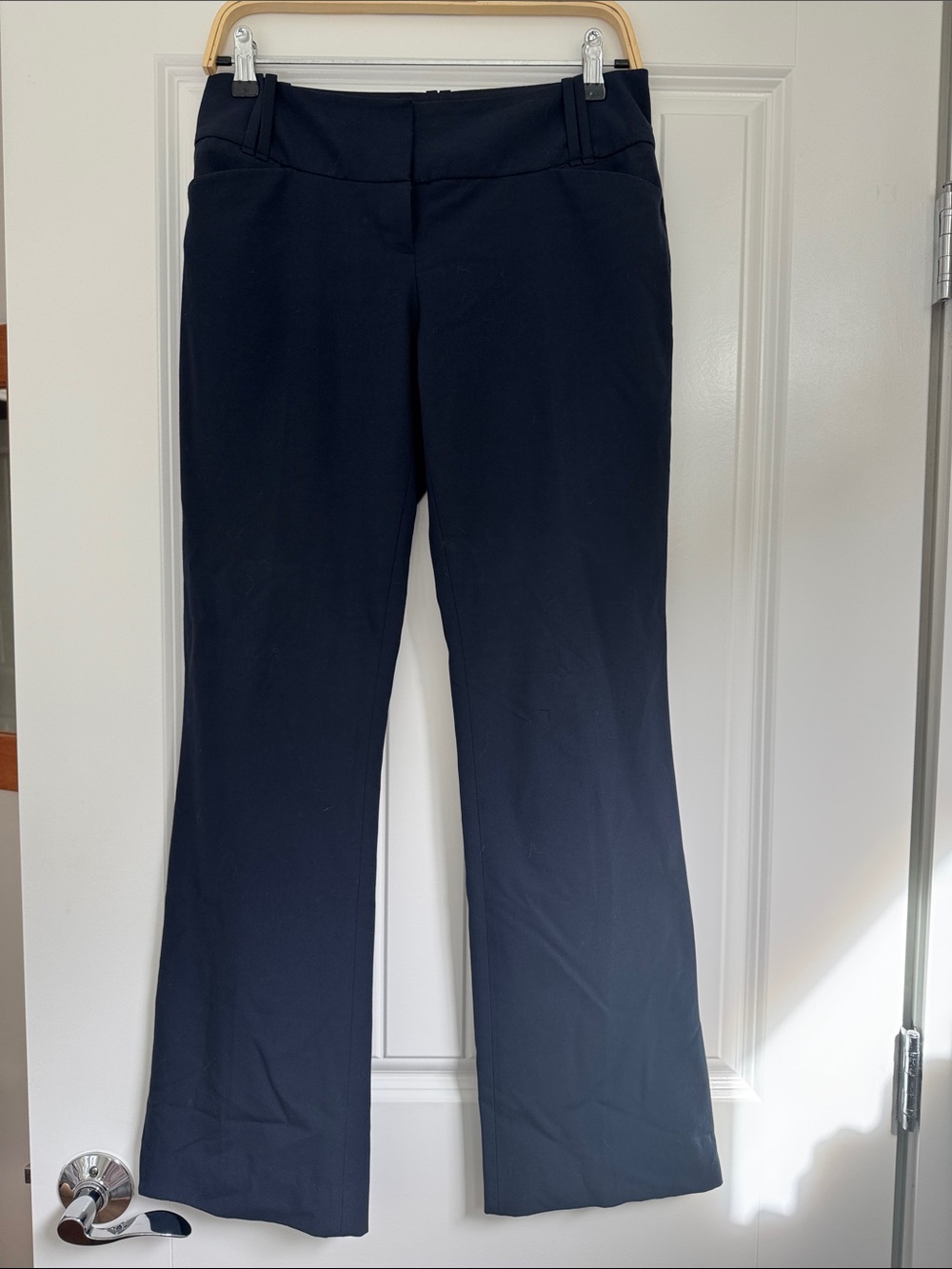 Women's The Limited Navy Stretch Bootcut Pants 2R